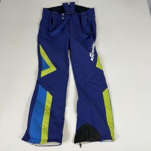 Vintage Schneider Hosen Blue Overall Snow Ski Pants Size‎ 48R 90s Snowboard